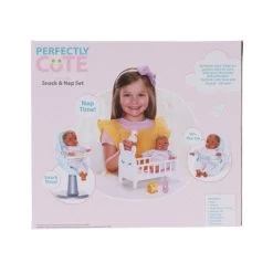 Perfectly Cute Baby Snack And Nap Set 8" Baby Doll - Light Brown Hair/Brown Eyes -Toy Doll World GUEST a1e9bfb0 94d0 4055 83c7 23bd509fab98