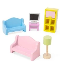 HearthSong 35-Piece Dollhouse Furniture For Kids -Toy Doll World GUEST a22d4148 09bd 4be7 a8e0 ac2b61d7d048