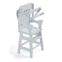 Badger Basket White Rose Doll High Chair -Toy Doll World GUEST a3732928 24d3 41fe 816c 7e7fff0530f0