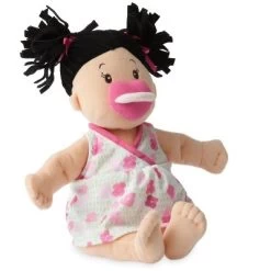 Manhattan Toy Baby Stella Black Hair Soft First Baby Doll, 15-Inch -Toy Doll World GUEST a4ec296b 41a8 4f0b abb9 7941c361d969