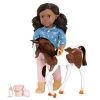 Our Generation 18" Equestrian Doll & Horse Set - Daveen With Foal