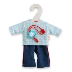 HABA Dress Set Jeans - Denim Pants And Blue Shirt For HABA 12" Soft Dolls -Toy Doll World GUEST abafc96f b0db 4d33 a36e e9e1d068fa18