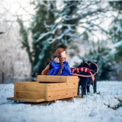 The Queen's Treasures 18 Inch Doll Little House Covered Wagon And Sleigh -Toy Doll World GUEST acb95184 a7be 468f aee2 e91fd06eb36f