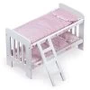 Badger Basket Doll Bunk Bed With Bedding, Ladder, And Free Personalization Kit - White/Pink/Gingham -Toy Doll World GUEST ada4d007 52e0 4cfa 9382 9b6c2439a8ef