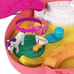 Polly Pocket Starring Shani Cuddly Cat Purse Compact Playset -Toy Doll World GUEST af80f59b b781 4c1c 8e0a 984ec10074ab
