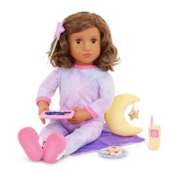 Our Generation Luna Posable 18" Slumber Party Doll & Storybook Set -Toy Doll World GUEST b0ab3f37 78b6 4e26 bdf4 c7e572fb58ab
