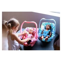 Joovy Baby Doll Car Seat - Blue Dot -Toy Doll World GUEST b1b7a9a7 2e00 4daa be6e 5a5be5a2cc96