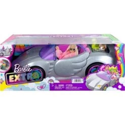 Barbie Extra Vehicle - Sparkly Silver Car -Toy Doll World GUEST b34496ef c563 4907 8710 fd9f73a2a8ff