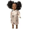 Doll Clothes Superstore Size 7 Matching Girl And Doll Tangerine Kitty Satin Nightgown