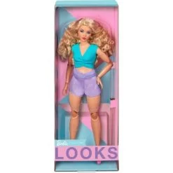 Barbie Looks Doll With Blonde Hair And Purple Shorts -Toy Doll World GUEST b37210bd fa10 4d63 82da 4b44840a0ffe