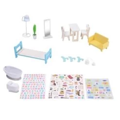 Olivia's Little World By Teamson Kids Wooden Dreamland Mediterranean Dollhouse Set -Toy Doll World GUEST b40c4b9a 44ee 4a0b 91a0 16ee50e617f8