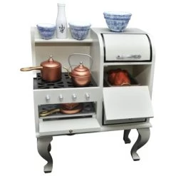 The Queen's Treasures 18 Inch Doll 1930's Style Wooden Stove & Oven -Toy Doll World GUEST b5d4c44d 20f4 4439 89f6 75ab2539a36b