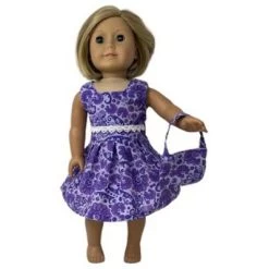 Doll Clothes Superstore Size 8 Matching Girl And Doll Dresses With Purses -Toy Doll World GUEST b670f97d 2f89 466e bb52 91de68051be5