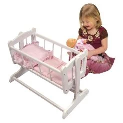 Badger Basket Heirloom Style Doll Cradle -Toy Doll World GUEST b739cf71 d3e8 4b13 b1e2 16222e1fecab