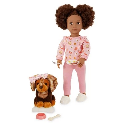 Our Generation Camryn & Coco 18" Matching Doll & Pet Set 3 Our Generation Camryn & Coco 18" Matching Doll & Pet Set