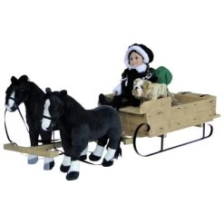 The Queen's Treasures 18 Inch Doll Little House Covered Wagon And Sleigh -Toy Doll World GUEST ba77b414 0d62 4335 8ea8 798c10342894