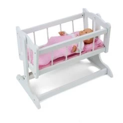 Badger Basket Heirloom Style Doll Cradle -Toy Doll World GUEST ba7b3f1d 90a4 4de1 812f aa79b3e76942