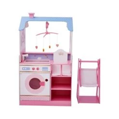 Olivia's Little World Childrens Wooden Doll Changing Station Dollhouse TD-11460W -Toy Doll World GUEST bacc2ab4 6644 4e28 8bd9 17026c7bed68
