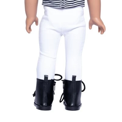 I'M A GIRLY White Skinny Jeans - Fits I'M A GIRLY 18" Fashion Doll 4 I'M A GIRLY White Skinny Jeans - Fits I'M A GIRLY 18" Fashion Doll - Image 2