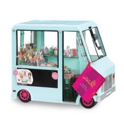 Our Generation Sweet Stop Ice Cream Truck With Electronics For 18" Dolls - Light Blue -Toy Doll World GUEST bba640af 9d3b 4620 b847 56069b17f000