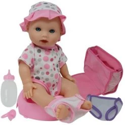 The New York Doll Collection 12 Inch Drink And Wet Potty Training Baby Doll -Toy Doll World GUEST bbb34fc1 1683 430d aa53 ea92f739bca3