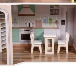 Olivia's Little World By Teamson Kids Wooden Dreamland Mediterranean Dollhouse Set -Toy Doll World GUEST bc68eb14 a597 4958 8201 0b8686f726b7