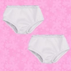 Sophia's - 18" Doll - Set Of 2 Underwear - White