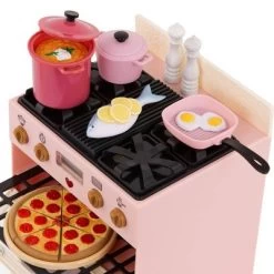 Our Generation Make & Bake Stove With Oven & Cooking Sounds Accessory Set For 18" Dolls -Toy Doll World GUEST c0cd274b a2cf 405d b5e1 b9cc1dc0f44f