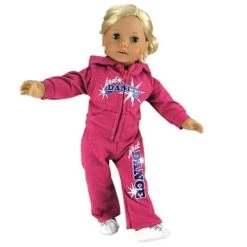 Sophia's - 18" Doll- 'Just Dance' Sweatsuit - Hot Pink