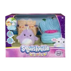 Squishmallows Squishville Mini Beach Set 2" Plush
