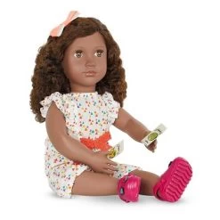 Our Generation Nahla With Storybook & Accessories 18" Posable Gardening Doll -Toy Doll World GUEST c2e0e78e 5a13 42a7 9b6a 068951ef2889
