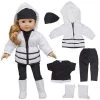Dress Along Dolly Winter Snow Outfit For American Girl Doll, 5 Pieces -Toy Doll World GUEST c3ec2ca7 be38 49c0 9b77 f0304f207344