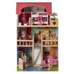 ShpilMaster Wooden Doll House With Toys And Furniture Accessories With LED Light For Ages 3+ 12 ShpilMaster Wooden Doll House With Toys And Furniture Accessories With LED Light For Ages 3+ -Toy Doll World GUEST c52d1f2e 9ff9 4ff4 9b90 6fd86f41b018