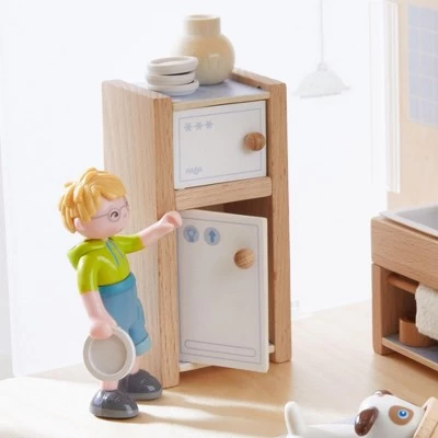 HABA Little Friends Kitchen Room Set - Wooden Dollhouse Furniture For 4" Bendy Dolls 4 HABA Little Friends Kitchen Room Set - Wooden Dollhouse Furniture For 4" Bendy Dolls - Image 2