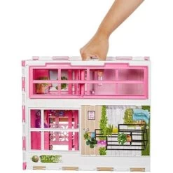 Barbie Dollhouse With Doll, 2 Levels & 4 Play Areas, Fully Furnished, -Toy Doll World GUEST cd99554c db42 496b 9cf4 2900482bf8c5