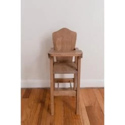 Remley Rebekah’s Collection Kids Wooden Doll Furniture High Chair - Ships Assembled