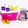 Sophia’s Cooler, Mugs And Grocery Food Set For 18'' Dolls, Hot Pink