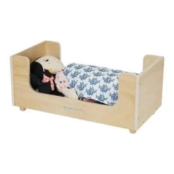 Manhattan Toy Sleep Tight Wooden Play Sleigh Bed With Pillow And Blanket For Dolls And Stuffed Animals -Toy Doll World GUEST d0bc21ec 1664 41b9 b348 0da86dc7c5c4