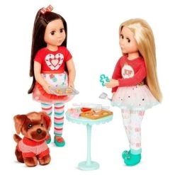 Glitter Girls Holiday Cookies Playset For 14" Dolls