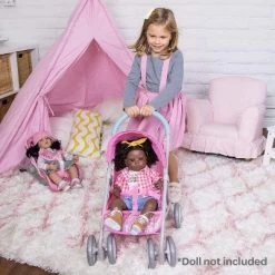 Adora Baby Doll Stroller Glam Glitter Medium Shade Stroller, Sparkly & Glittery, Fits Dolls Up To 20 Inches -Toy Doll World GUEST d34bd540 4989 4d97 af7e accc04cb49a6