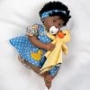Paradise Galleries Realistic Toddler Girl Doll - Lucky Ducky, 20 Inches In SoftTouch Vinyl, 6-piece Doll Gift Set