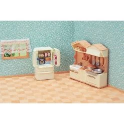 Calico Critters Kitchen And Fridge Set -Toy Doll World GUEST d70d7fa5 e30e 4c1e 85da 5f2b809774bc