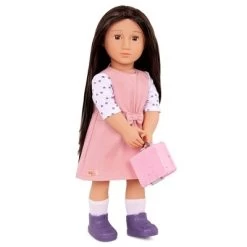 Our Generation Lin With School Lunch Box 18" Doll