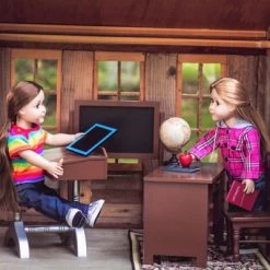 The Queen's Treasures 18 In Doll 1930's Classroom Furniture & Accessories