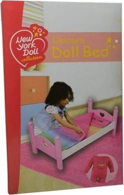 The New York Doll Collection 18 Inch Wooden Bed -Toy Doll World GUEST da7cece0 e5d7 457b 99e4 74bc2d10e97f