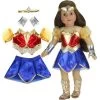 Sophia's - 18" Doll - Super Hero Outfit, Cuffs & Headpiece - Blue