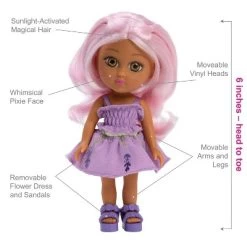 Adora Fairy Garden Friends - 6 Inch Interactive Doll With Magical Hair - Lavender -Toy Doll World GUEST db9fe804 850b 49b0 bd85 a37e0e9fad52