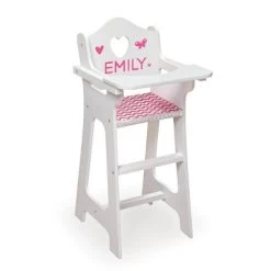 Badger Basket Doll High Chair With Accessories And Free Personalization Kit -Toy Doll World GUEST dc3481db 5287 4a6f ae61 d483cd823a00