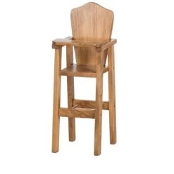 Remley Rebekah’s Collection Kids Wooden Doll Furniture High Chair - Ships Assembled -Toy Doll World GUEST dc952c02 7b7b 4db1 8ce5 28ee245c8707
