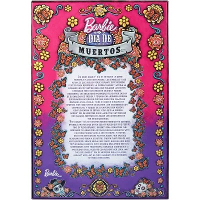 Barbie 13'' Signature 2023 Dia De Muertos Collector Doll In Ruffled Pink Gown 7 Barbie 13'' Signature 2023 Dia De Muertos Collector Doll In Ruffled Pink Gown - Image 5